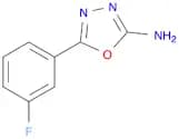 5-(3-Fluorophenyl)-1,3,4-oxadiazol-2-amine