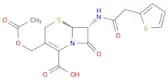 (6R,7R)-3-[(acetyloxy)methyl]-8-oxo-7-[2-(thiophen-2-yl)acetamido]-5-thia-1-azabicyclo[4.2.0]oct-2…