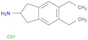 5,6-Diethyl-2,3-dihydro-1H-inden-2-amine hydrochloride
