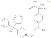 2-(4-{1-hydroxy-4-[4-(hydroxydiphenylmethyl)piperidin-1-yl]butyl}phenyl)-2-methylpropanoic acid hy…