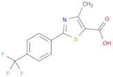 4-Methyl-2-(4-(trifluoromethyl)phenyl)thiazole-5-carboxylic acid
