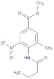 Methyl 4-(butyrylamino)-3-methyl-5-nitrobenzoate