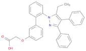 2-((2'-(5-Ethyl-3,4-diphenyl-1H-pyrazol-1-yl)-[1,1'-biphenyl]-3-yl)oxy)acetic acid