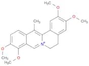 Dibenzo[a,g]quinolizinium,5,6-dihydro-2,3,9,10-tetramethoxy-13-methyl-