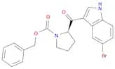 (R)-Benzyl 2-(5-bromo-1H-indole-3-carbonyl)pyrrolidine-1-carboxylate