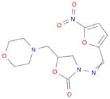 5-(Morpholinomethyl)-3-(((5-nitrofuran-2-yl)methylene)amino)oxazolidin-2-one