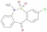 3-Chloro-6,11-dihydro-6-methyl-5,5,11-trioxodibenzo[c,f][1,2]thiazepine