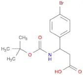 3-(4-Bromophenyl)-3-[(tert-butoxycarbonyl)amino]propanoic acid