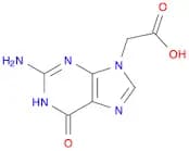9H-Purine-9-acetic acid, 2-amino-1,6-dihydro-6-oxo-