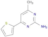 4-METHYL-6-(2-THIENYL)-2-PYRIMIDINAMINE