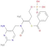 {[(3E)-4-{N-[(4-amino-2-methylpyrimidin-5-yl)methyl]formamido}-3-[(E)-benzoylsulfanyl]pent-3-en-1-…