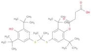 Butanedioic acid,1-[4-[[1-[[3,5-bis(1,1-dimethylethyl)-4-hydroxyphenyl]thio]-1-methylethyl]thio]-2…