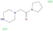 2-(Piperazin-1-yl)-1-(pyrrolidin-1-yl)ethanone dihydrochloride