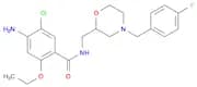 4-​Amino-​5-​chloro-​2-​ethoxy-​N-​[[4-​[(4-​fluorophenyl)​methyl]​-​2-​morpholinyl]​methyl]​benza…