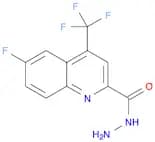 6-Fluoro-4-(trifluoromethyl)quinoline-2-carbohydrazide