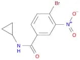 N-Cyclopropyl 4-bromo-3-nitrobenzamide
