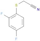 2-((2,4-Difluorophenyl)thio)acetonitrile