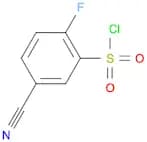 5-Cyano-2-fluorobenzene-1-sulfonyl chloride