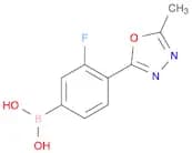 3-Fluoro-4-(5-methyl-1,3,4-oxadiazol-2-yl)phenylboronic acid