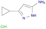 3-Cyclopropyl-1h-pyrazol-5-amine, HCl