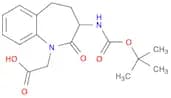 2-(3-((tert-Butoxycarbonyl)amino)-2-oxo-2,3,4,5-tetrahydro-1H-benzo[b]azepin-1-yl)acetic acid