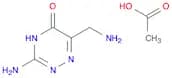 1,​2,​4-​Triazin-​5(2H)​-​one, 3-​amino-​6-​(aminomethyl)​-​, acetate (1:1)