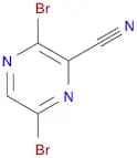 3,6-Dibromopyrazine-2-carbonitrile