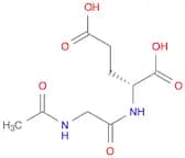 (R)-2-(2-Acetamidoacetamido)pentanedioic acid