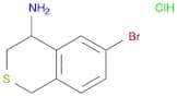 6-Bromo-3,4-dihydro-2h-isothiochromen-4-amine hcl