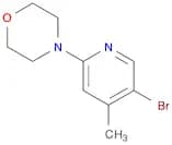 5-Bromo-2-morpholino-4-picoline