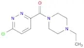 (6-Chloropyridazin-3-yl)(4-ethylpiperazin-1-yl)methanone