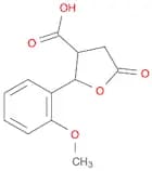 2-(2-Methoxyphenyl)-5-oxotetrahydrofuran-3-carboxylic acid