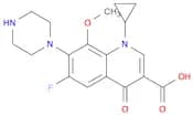 1-Cyclopropyl-6-fluoro-8-methoxy-4-oxo-7-(piperazin-1-yl)-1,4-dihydroquinoline-3-carboxylic acid