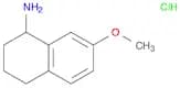 7-Methoxy-1,2,3,4-tetrahydronaphthalen-1-amine hydrochloride