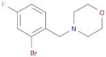2-Bromo-4-fluoro-1-(morpholinomethyl)benzene