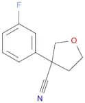 3-(3-Fluorophenyl)tetrahydrofuran-3-carbonitrile