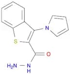 3-(1H-pyrrol-1-yl)-1-benzothiophene-2- carbohydrazide