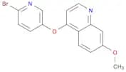 4-((6-Bromopyridin-3-yl)oxy)-7-methoxyquinoline