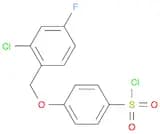4-((2-Chloro-4-fluorobenzyl)oxy)benzene-1-sulfonyl chloride