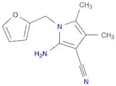 2-Amino-1-(furan-2-ylmethyl)-4,5-dimethyl-1H-pyrrole-3-carbonitrile