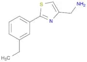 (2-(3-Ethylphenyl)thiazol-4-yl)methanamine