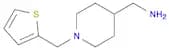 [1-(Thiophen-2-ylmethyl)piperidin-4-yl]methanamine