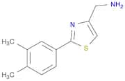 (2-(3,4-Dimethylphenyl)thiazol-4-yl)methanamine