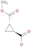 1,2-Cyclopropanedicarboxylic acid, monomethyl ester, (1S,2S)-