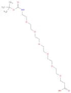 Boc-21-amino-4,7,10,13,16,19-hexaoxaheneicosanoic acid