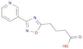 4-(3-(Pyridin-3-yl)-1,2,4-oxadiazol-5-yl)butanoic acid