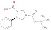 (3S,4R)-1-(tert-Butoxycarbonyl)-4-phenylpyrrolidine-3-carboxylic acid
