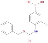 Benzyl 4-borono-2-fluorophenylcarbamate