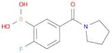 (2-Fluoro-5-(pyrrolidine-1-carbonyl)phenyl)boronic acid