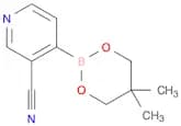 4-(5,5-Dimethyl-1,3,2-dioxaborinan-2-yl);nicotinonitrile